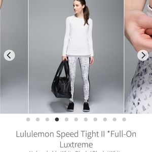 Lululemon Speed Tight II *Full-On Luxtreme